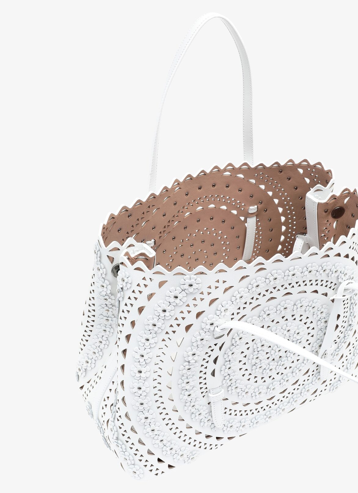 Medium Mina Tote ALAÏA WHITE MEDIUM MINA TOTE